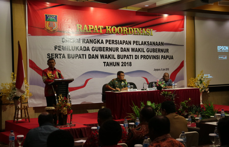 Gubernur Sindir KPU dan Bawaslu Telat Hadiri Rakor Pilkada